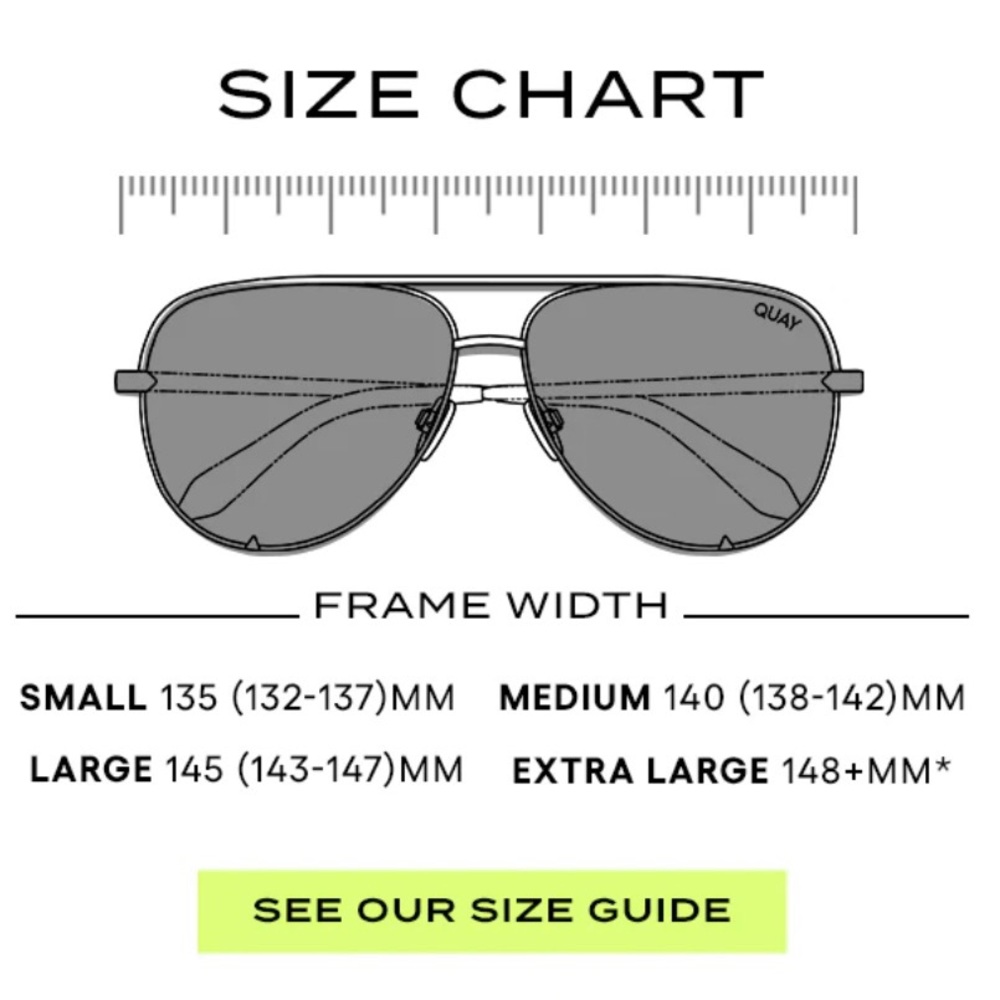 QUAY 5th Ave Sunglasses Gold Square Frame Brown Lens Oversized NWT - Picture 6 of 8